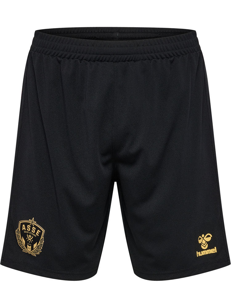 ASSE 2024-2025 black third shorts for children