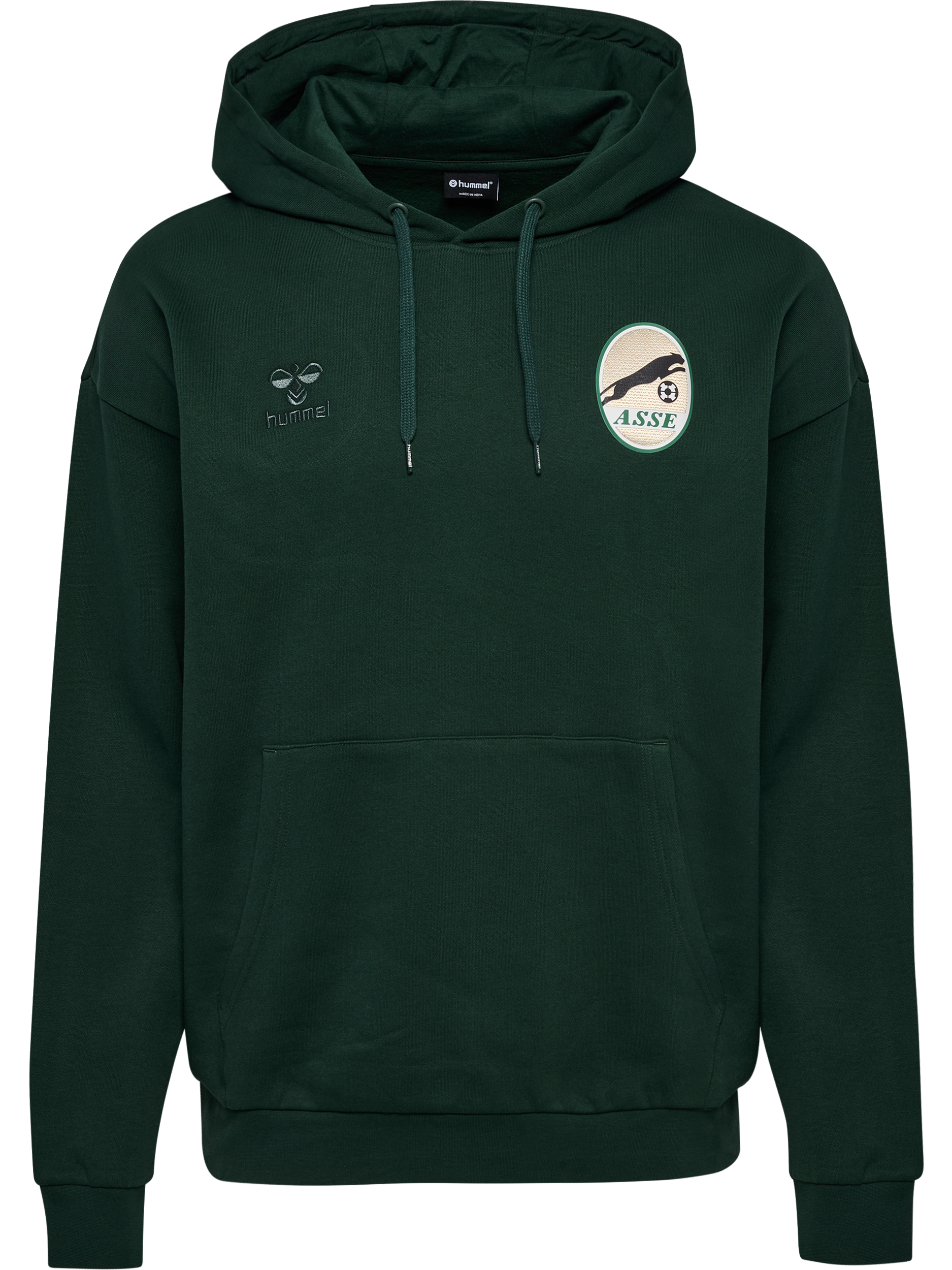 Sweat capuche collection Panthère vert