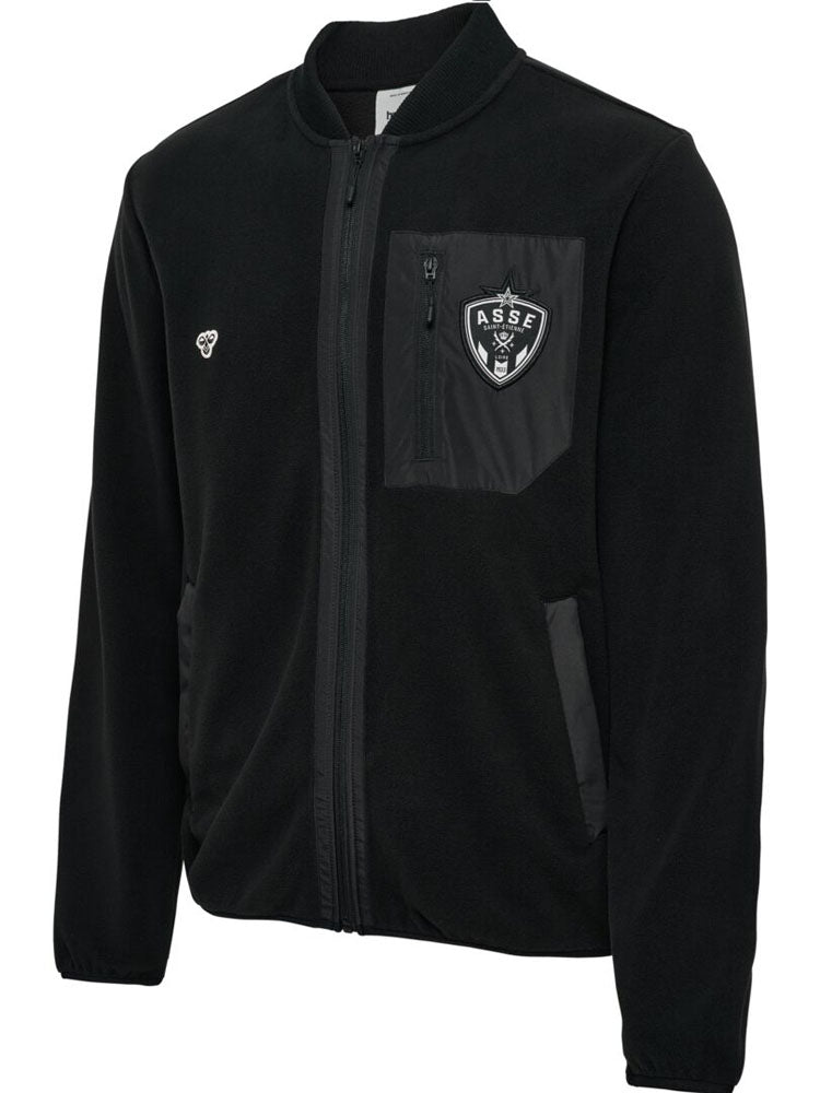 Veste polaire noire FAN FLEECE