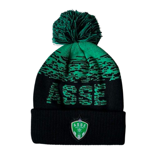 Bonnet pompom ASSE dégradé vert