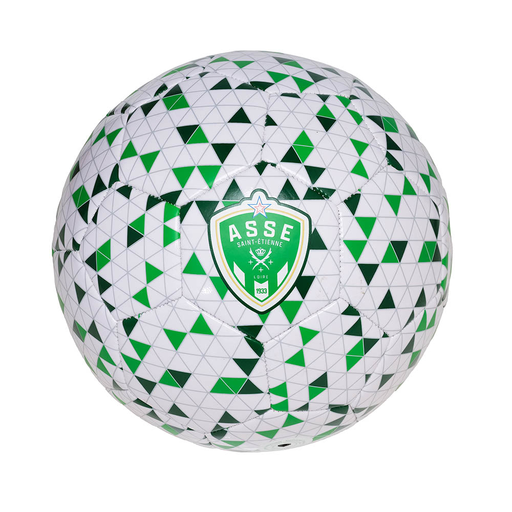 Ballon ASSE Taille 5 motif triangles