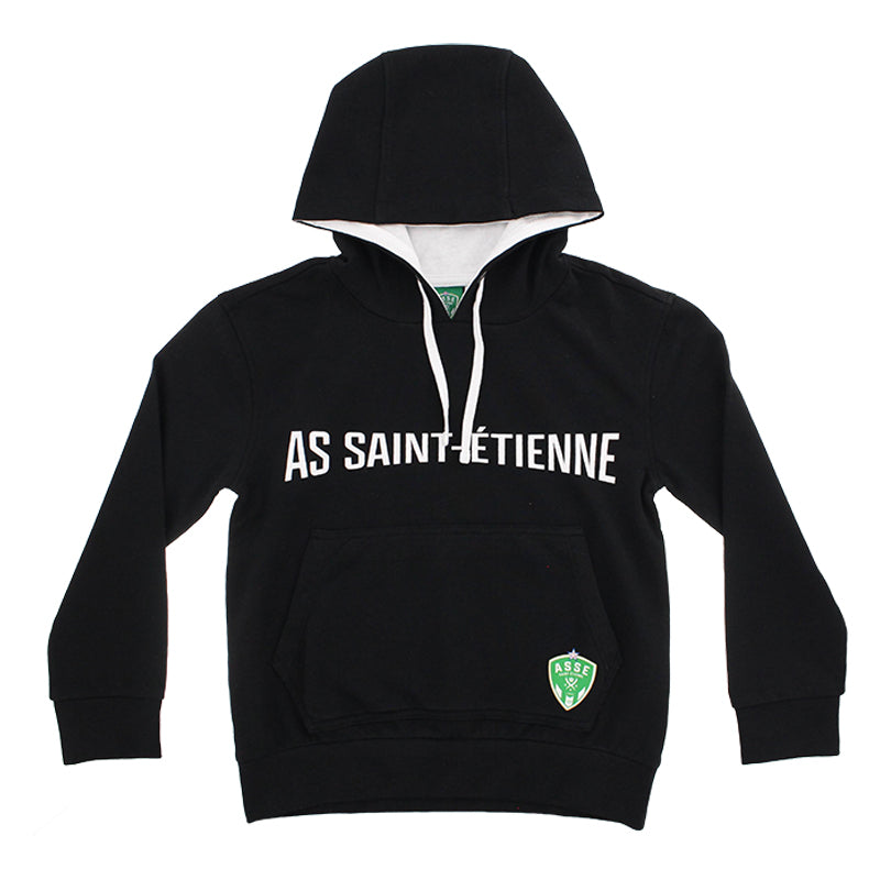 Sweat capuche enfant ASSE noir