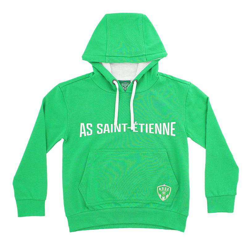 ASSE green children's hooded sweatshirt