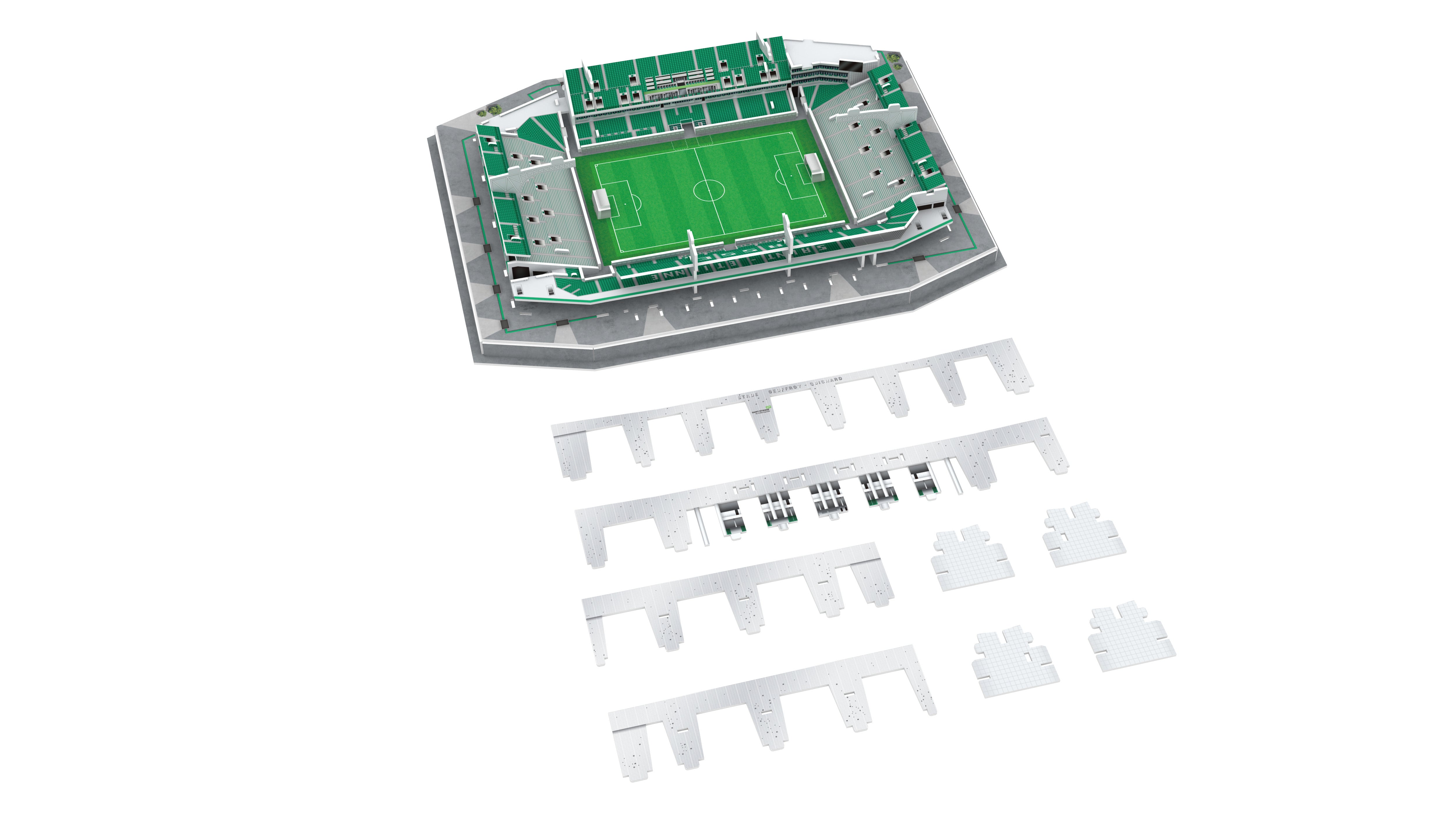 3D Puzzle Geoffroy-Guichard Stadium