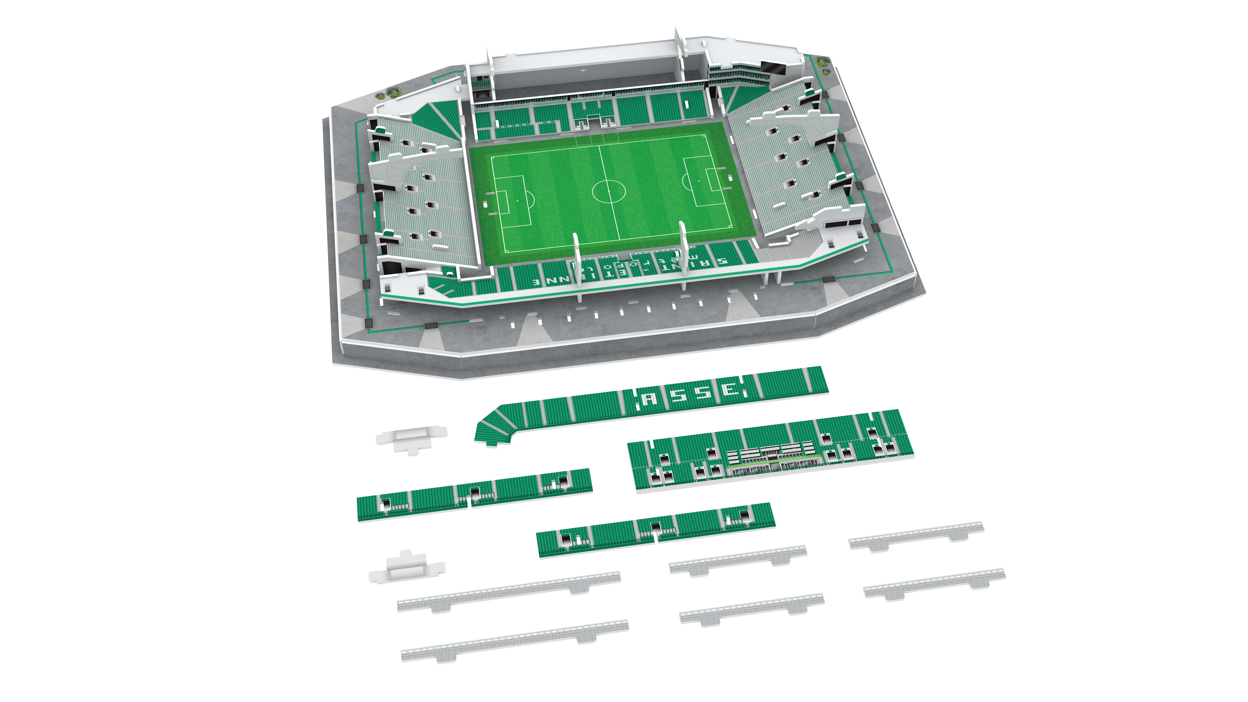 3D Puzzle Geoffroy-Guichard Stadium