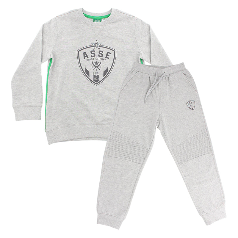 Ensemble Survetement enfant ASSE gris