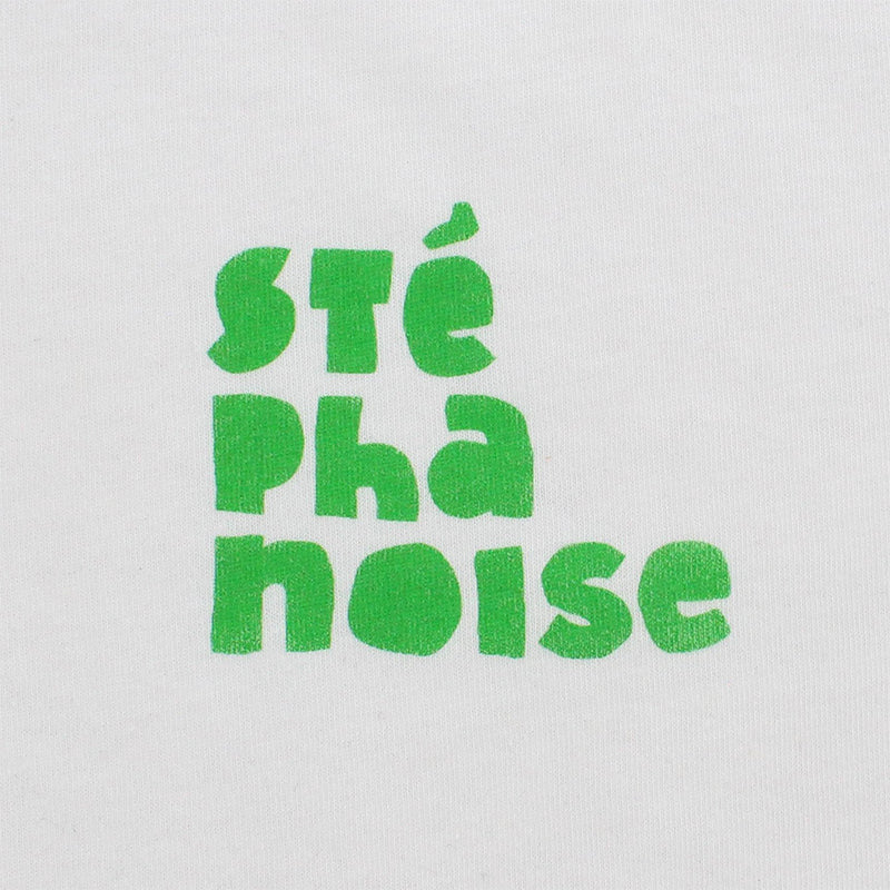 STÉ-PHA-NOISE white T-shirt