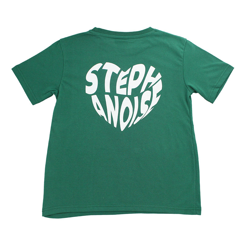 Tee-shirt enfant Cœur Stéphanoise vert