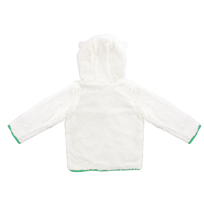 Veste Bébé Sherpa Blanche ASSE